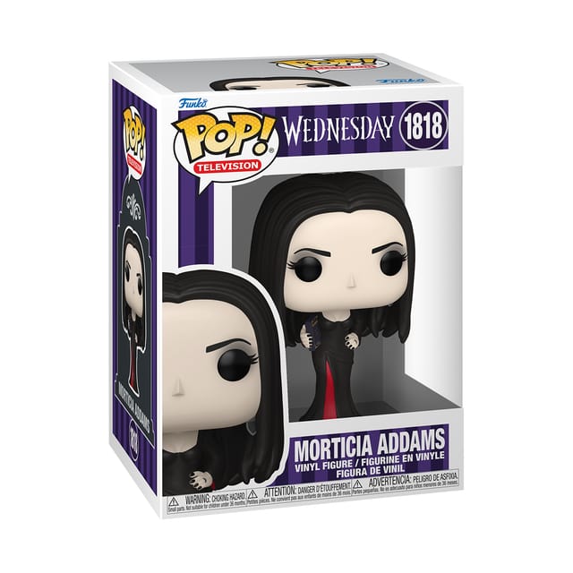 Funko Pop! Wednesday מורטישה אדמס עם ספר הצללים #1818