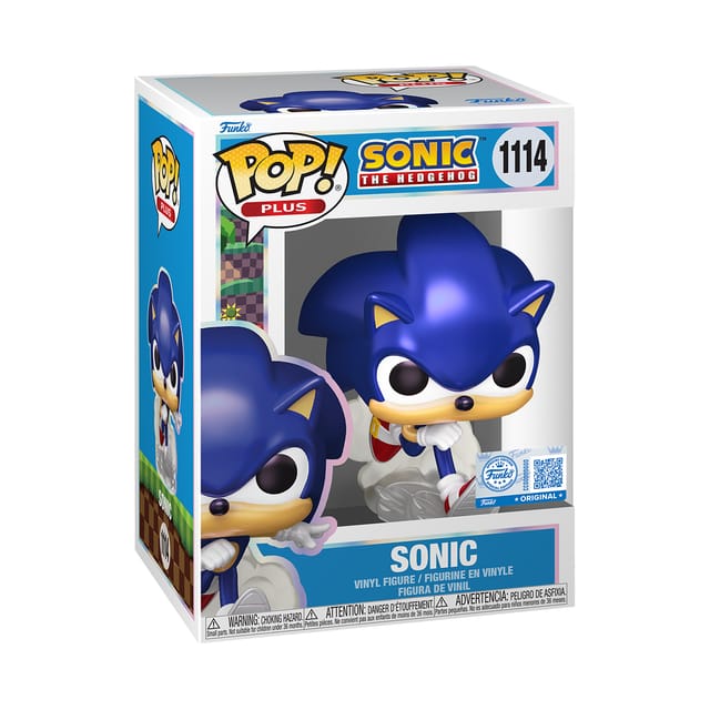 Funko Pop! Sonic The Hedgehog סוניק הקיפוד בגימור פנינה #1114