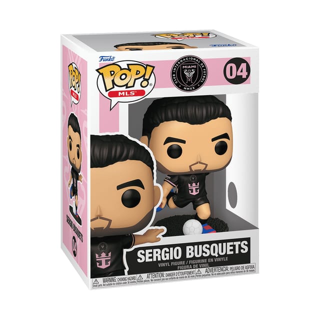 Funko Pop! Inter Miami CF סרחיו בוסקטס בתלבושת חוץ #4
